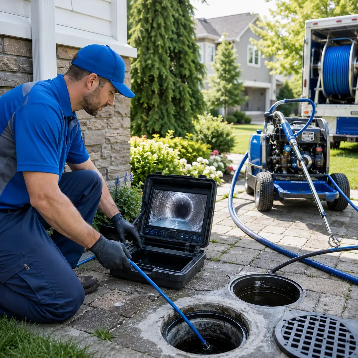 Outdoor drain cleaning professionals serving Buckhead, GA